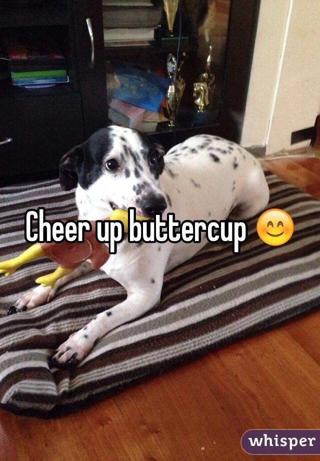 Cheer up buttercup 😊