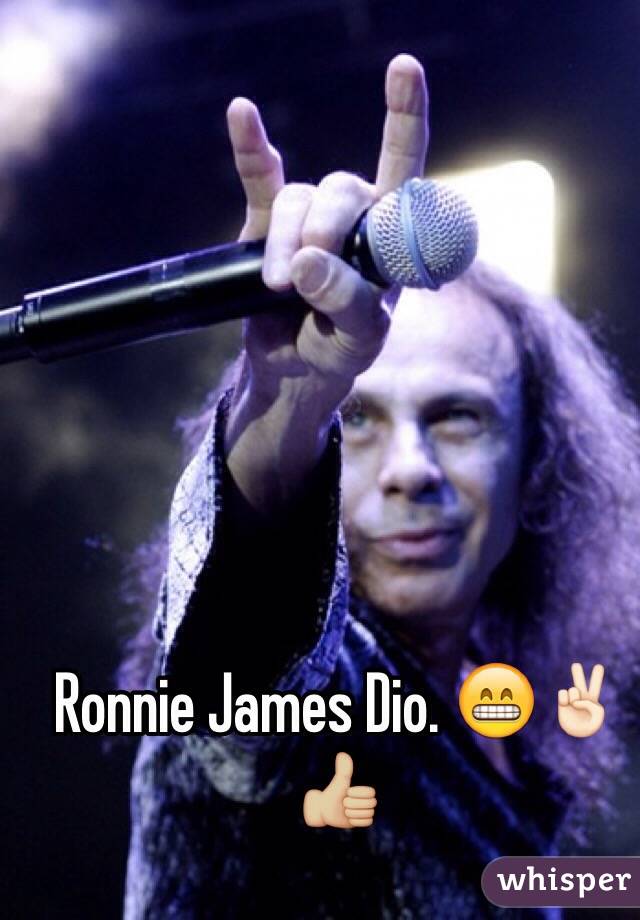 Ronnie James Dio. 😁✌🏻️👍🏼