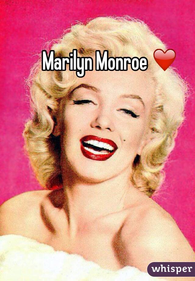 Marilyn Monroe ❤️