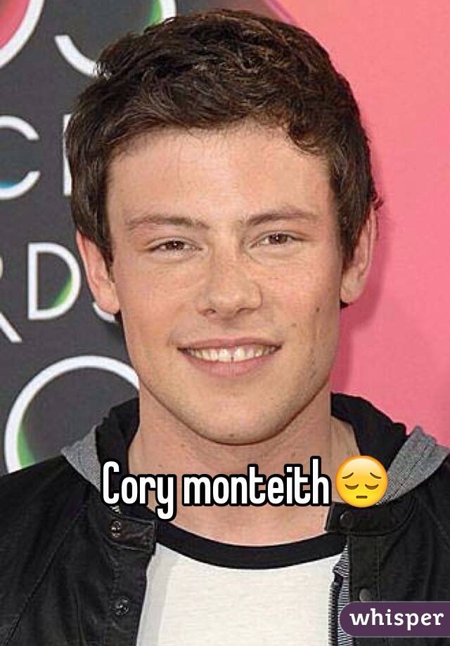 Cory monteith😔