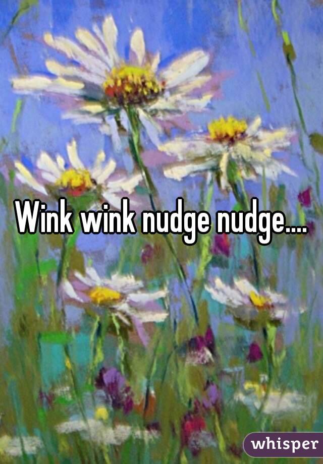 Wink wink nudge nudge....