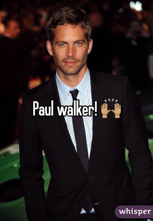  Paul walker! 🙌🏽