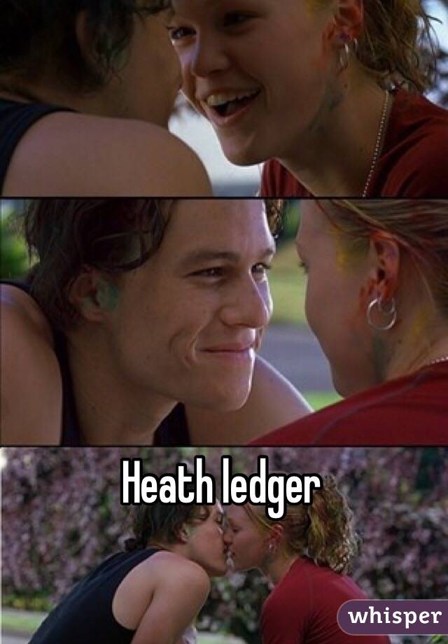 Heath ledger