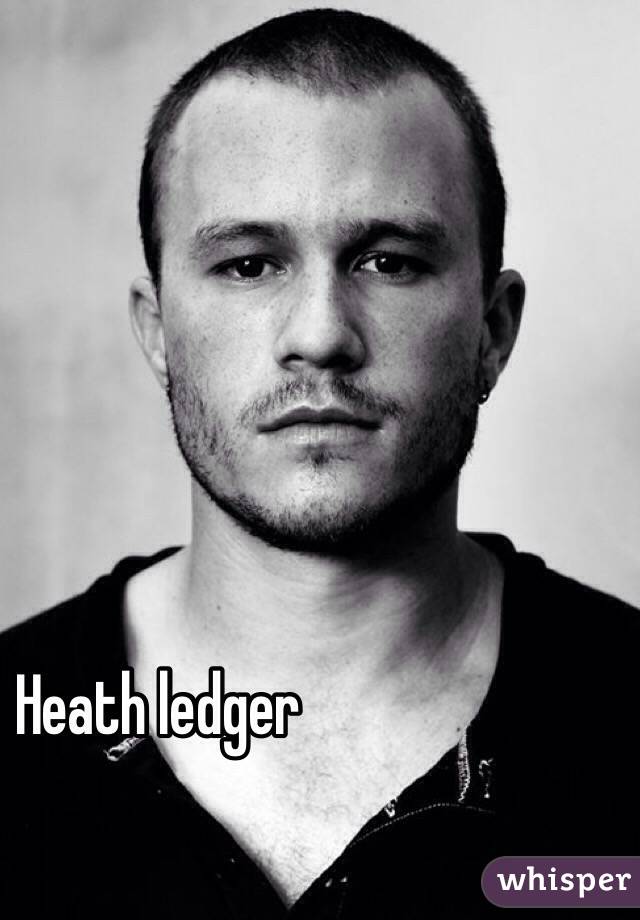 Heath ledger