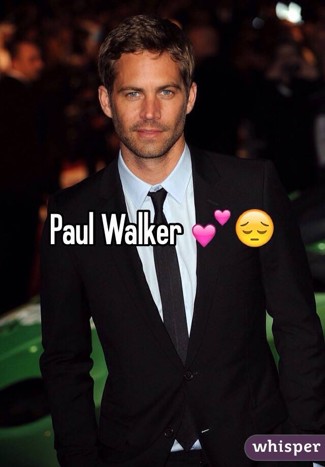 Paul Walker 💕😔