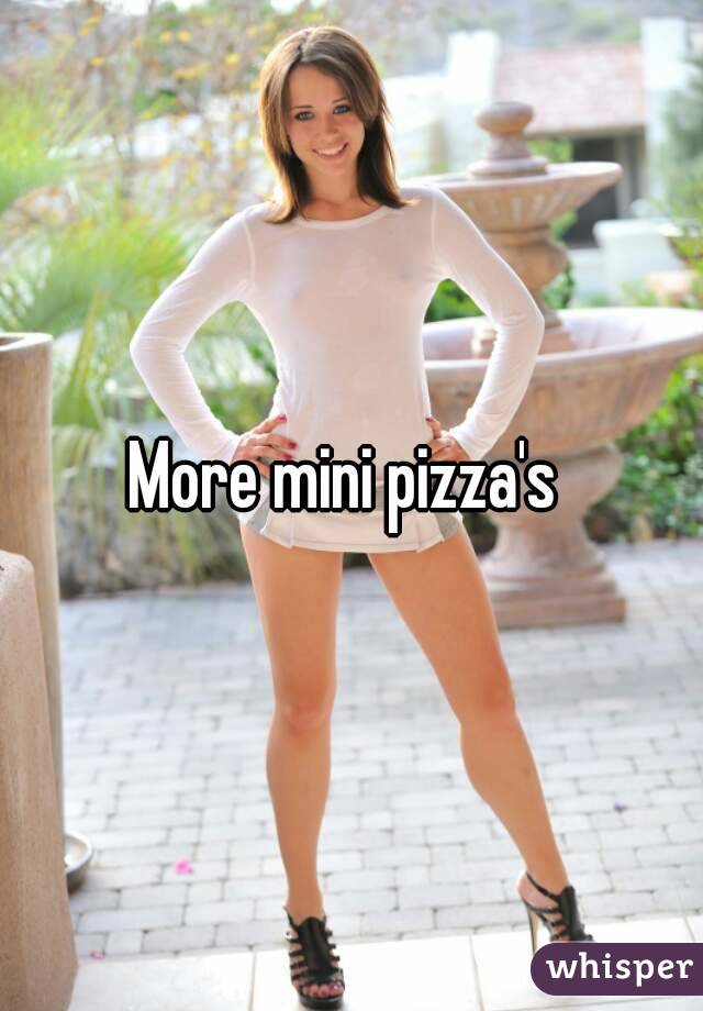 More mini pizza's 