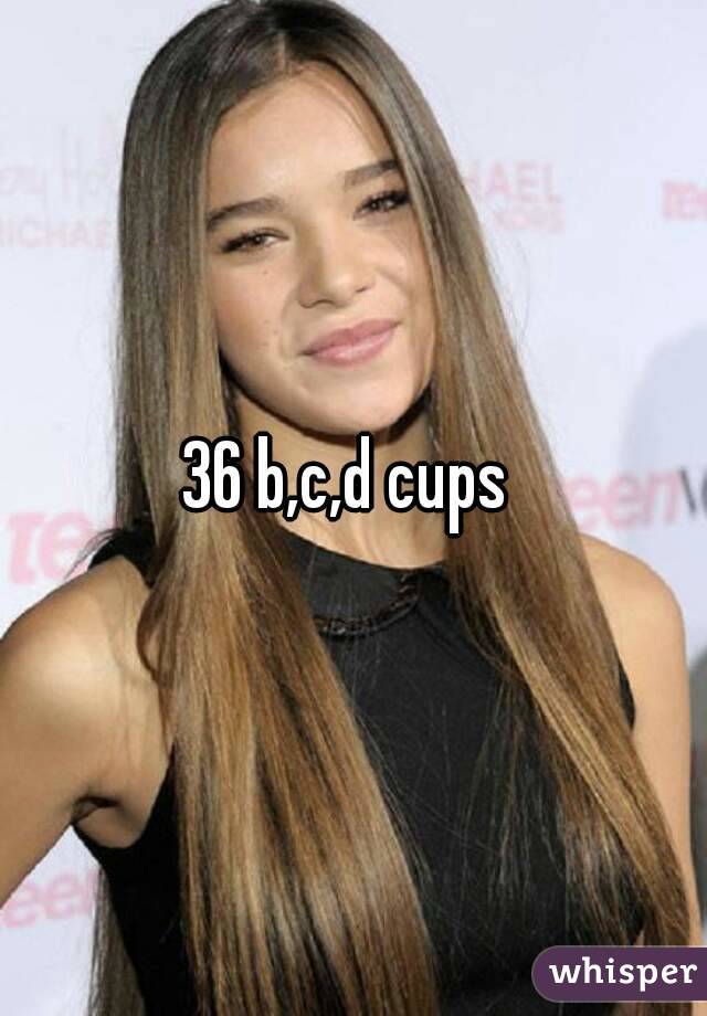 36 b,c,d cups 