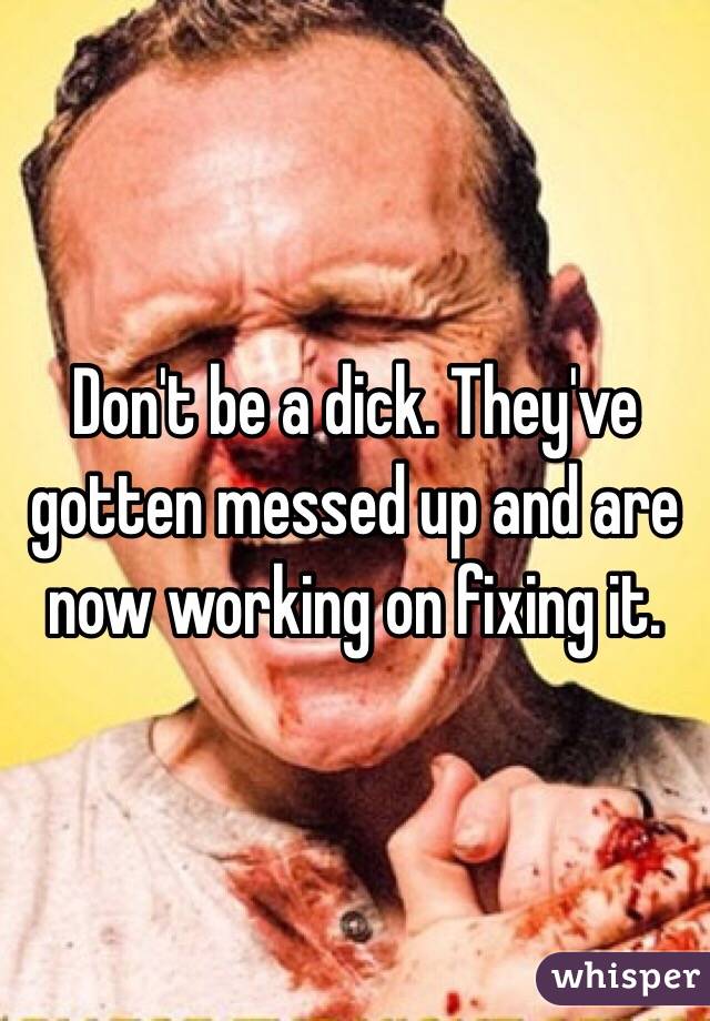 Don't be a dick. They've gotten messed up and are now working on fixing it. 