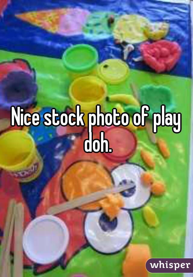 Nice stock photo of play doh.