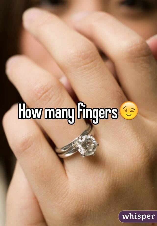 How many fingers😉