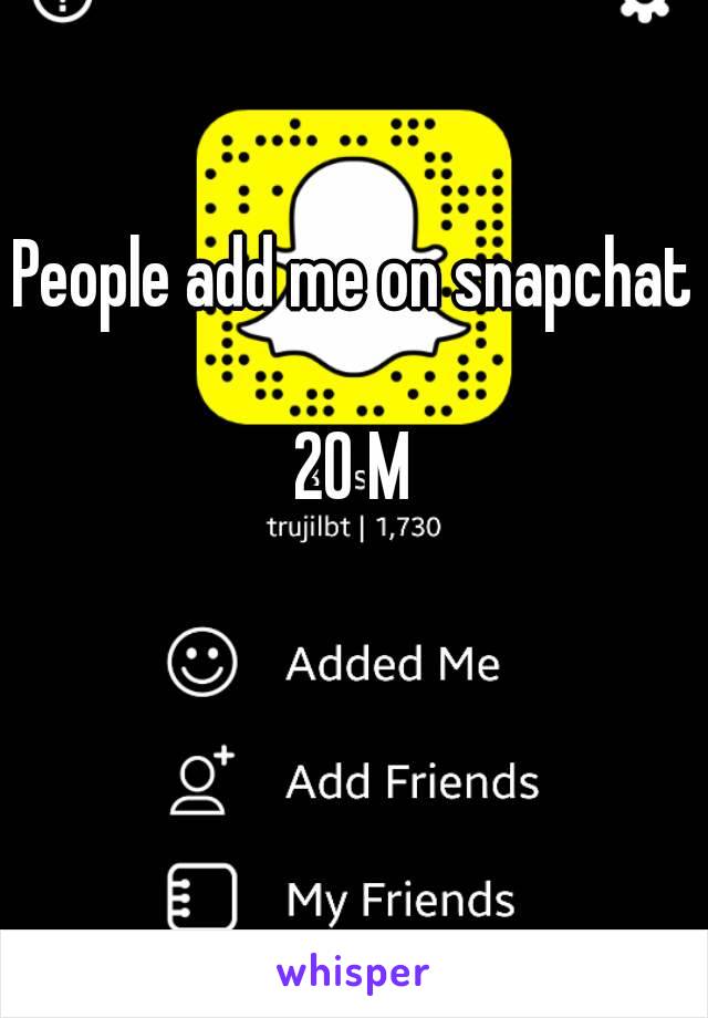 dirty people to add on snapchat.