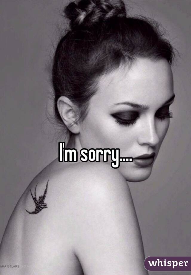 I'm sorry....