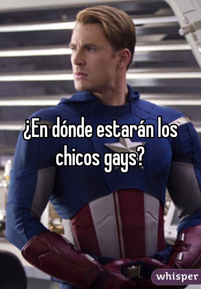 ¿En dónde estarán los chicos gays?