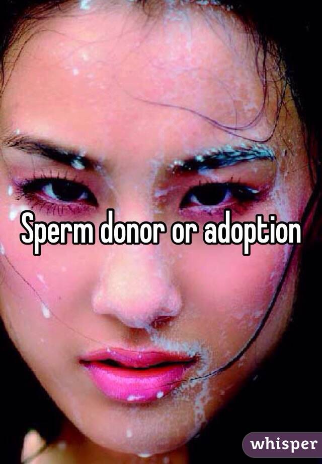 Sperm donor or adoption