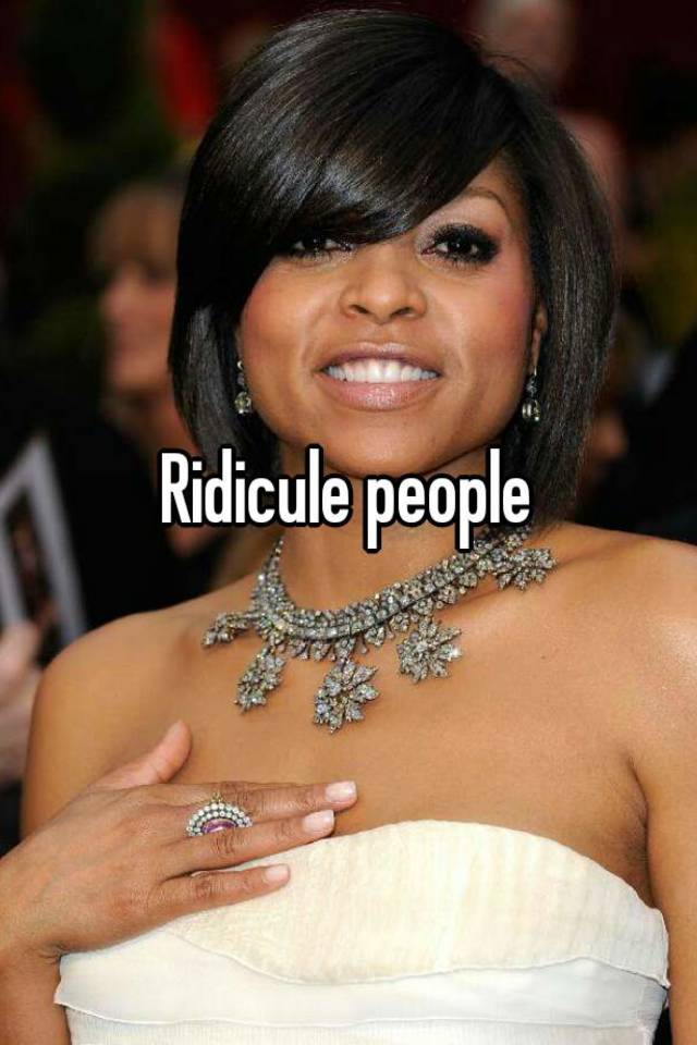 ridicule-people