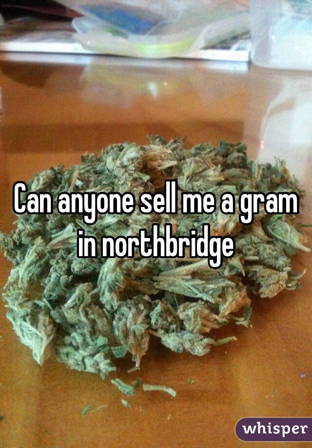 Can anyone sell me a gram in northbridge