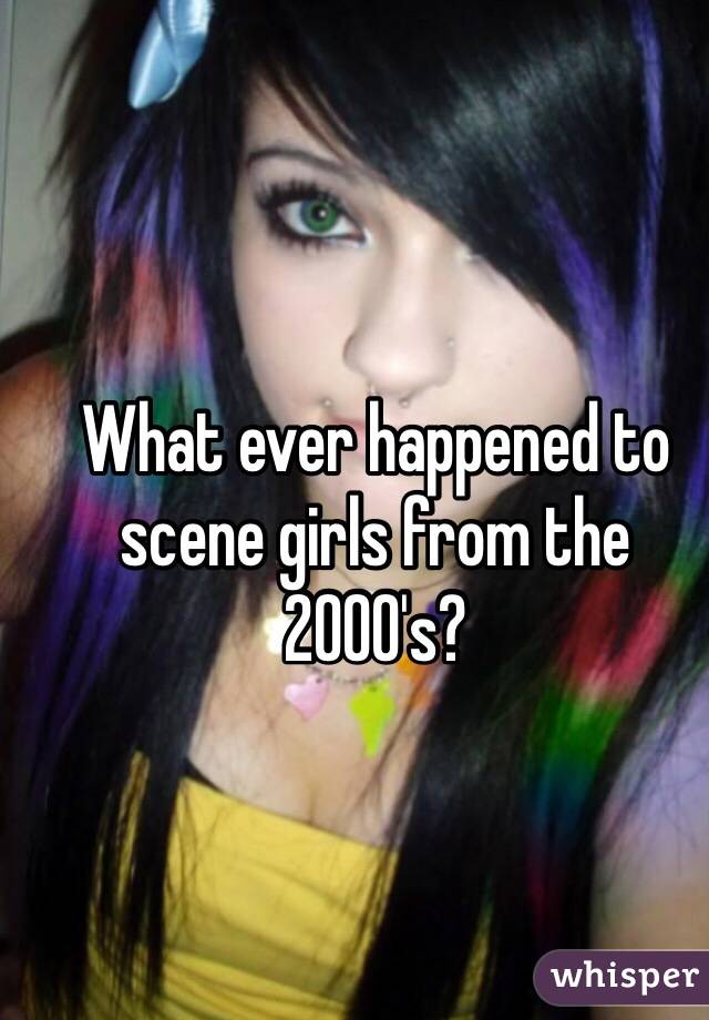 What ever happened to scene girls from the 2000's? 