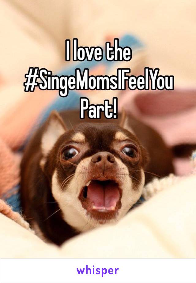 I love the
#SingeMomsIFeelYou
Part!