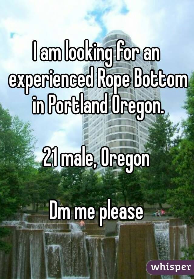 I am looking for an experienced Rope Bottom in Portland Oregon.

21 male, Oregon

Dm me please