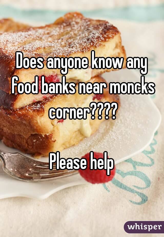 Does anyone know any food banks near moncks corner????

Please help