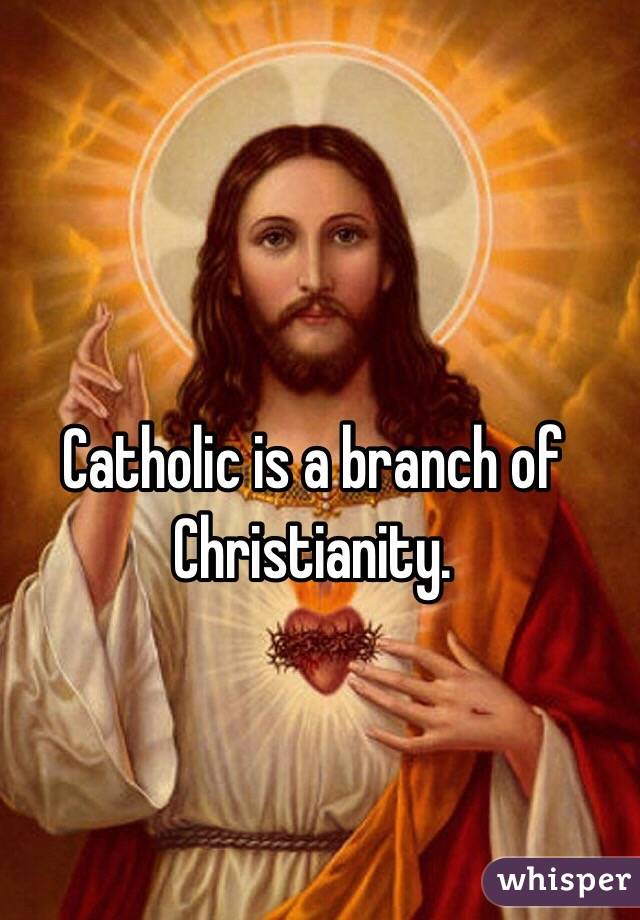 Catholic is a branch of Christianity.
