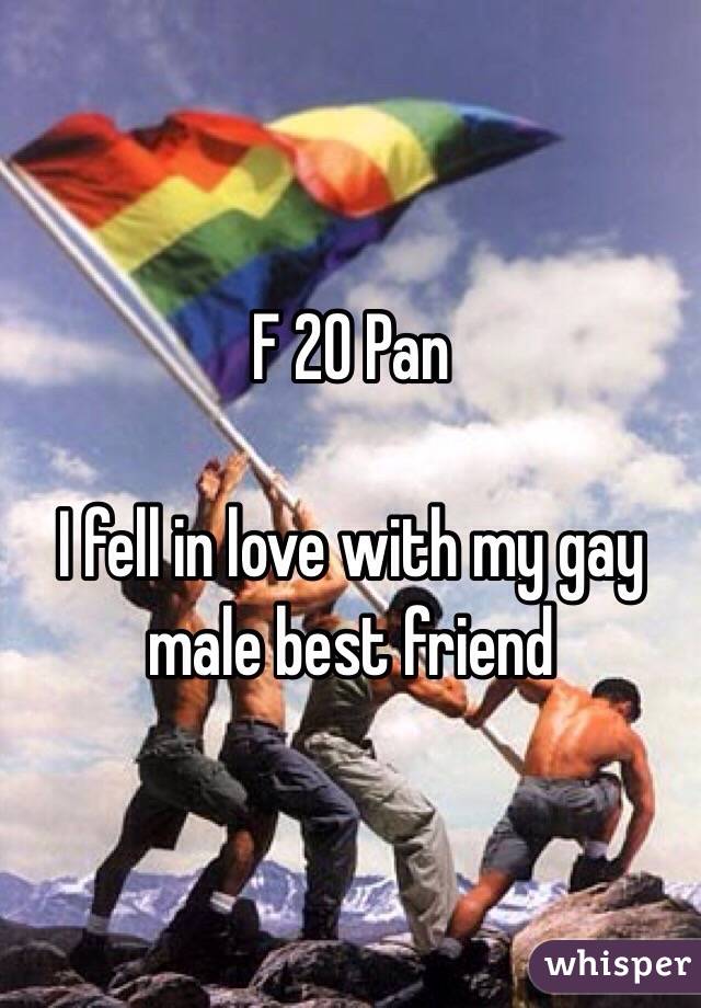 F 20 Pan

I fell in love with my gay male best friend