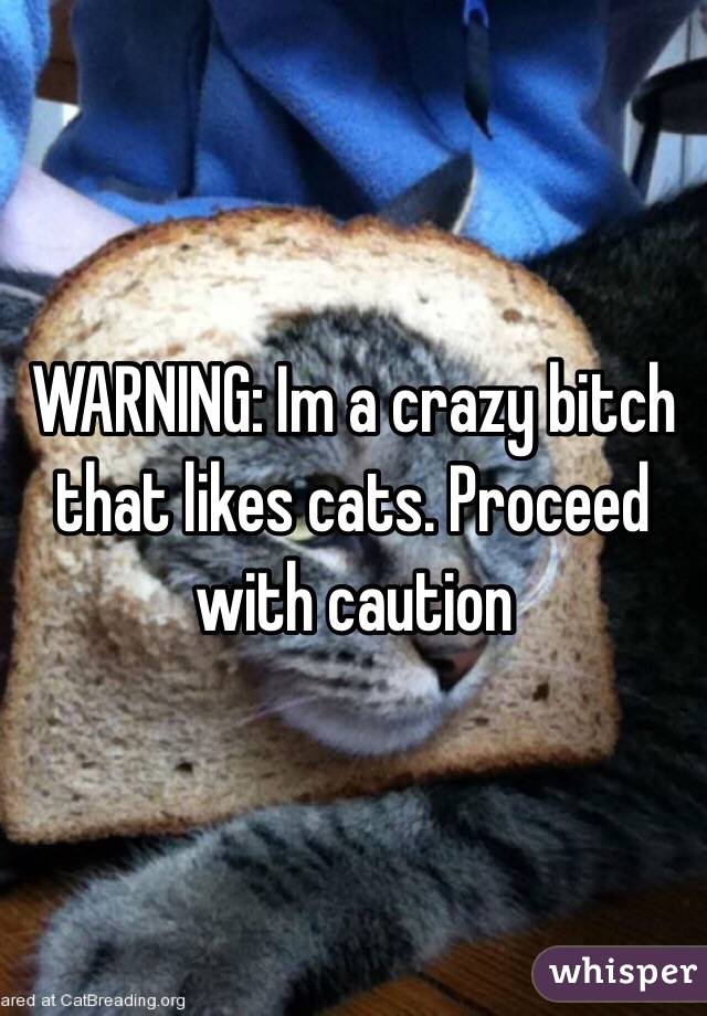WARNING: Im a crazy bitch that likes cats. Proceed with caution 