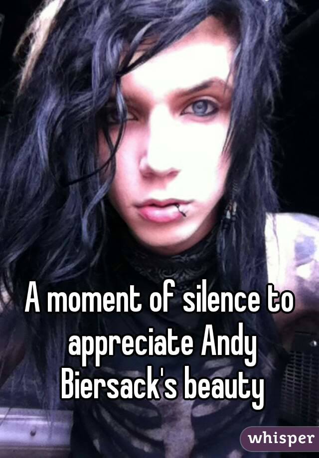 A moment of silence to appreciate Andy Biersack's beauty