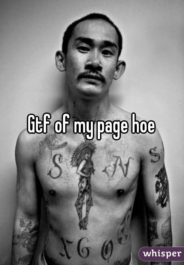 Gtf of my page hoe