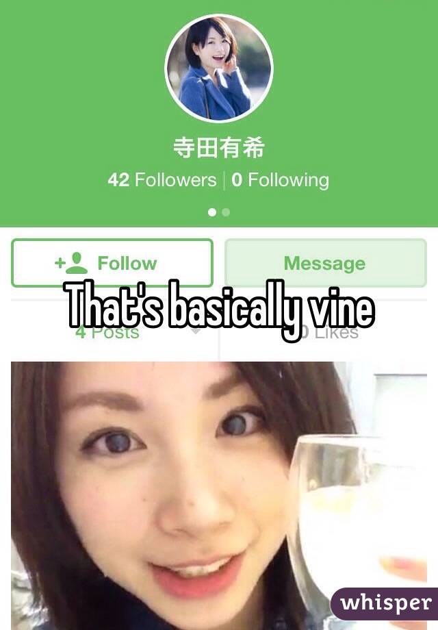 That's basically vine