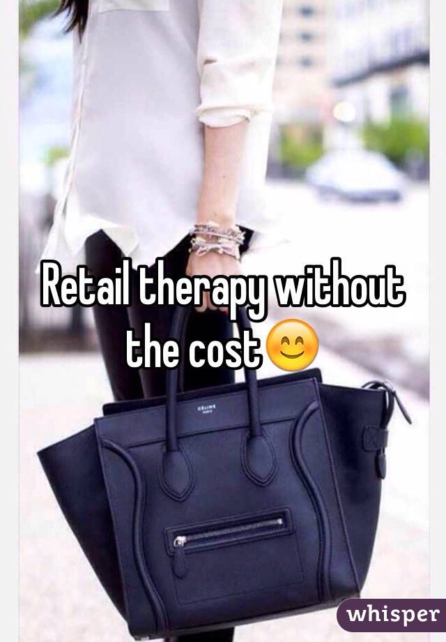 Retail therapy without the cost😊