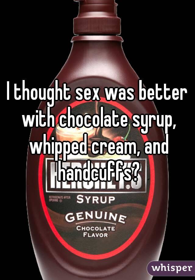 Whipped Cream And Sex 100