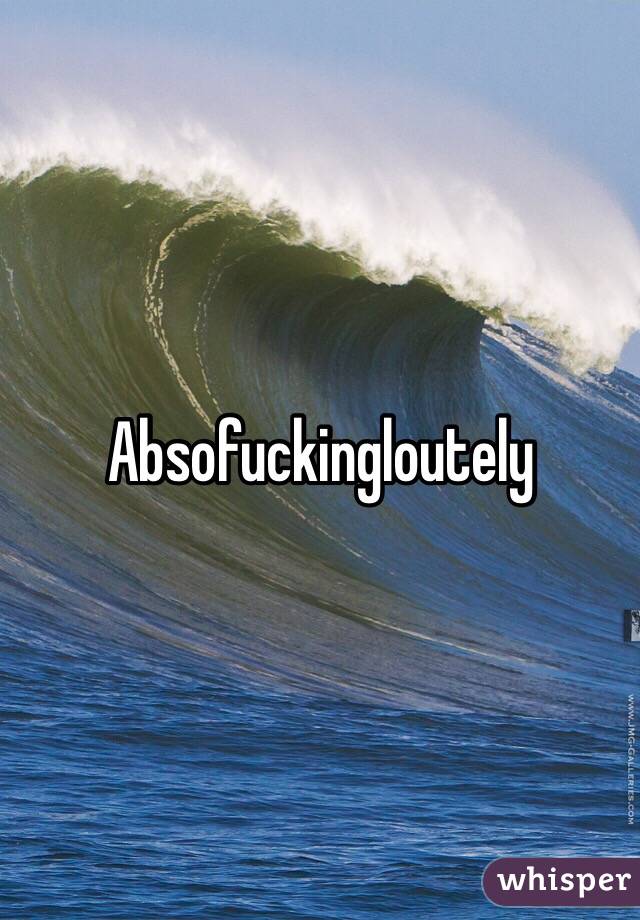 Absofuckingloutely 