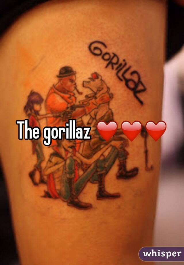 The gorillaz ❤️❤️❤️