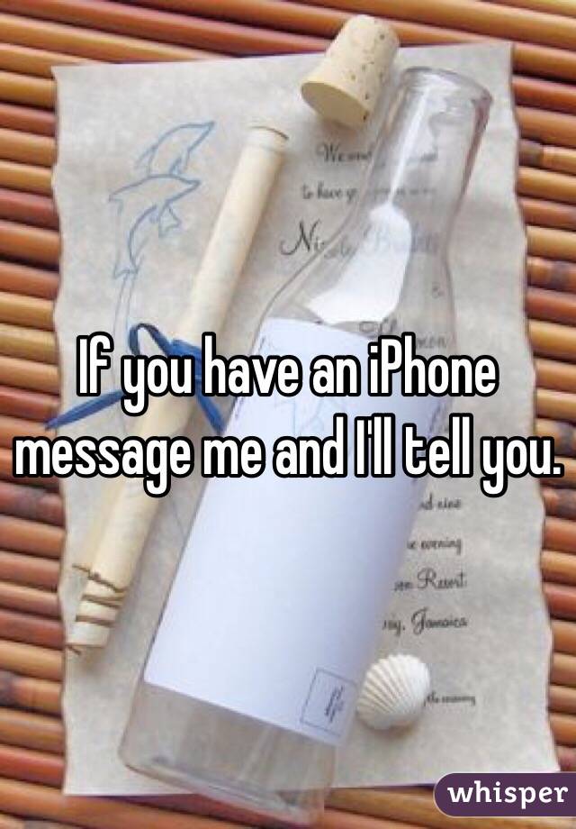 If you have an iPhone message me and I'll tell you. 