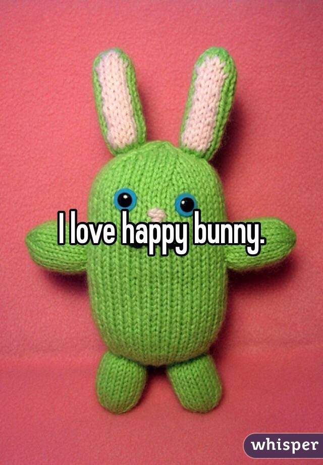 I love happy bunny. 