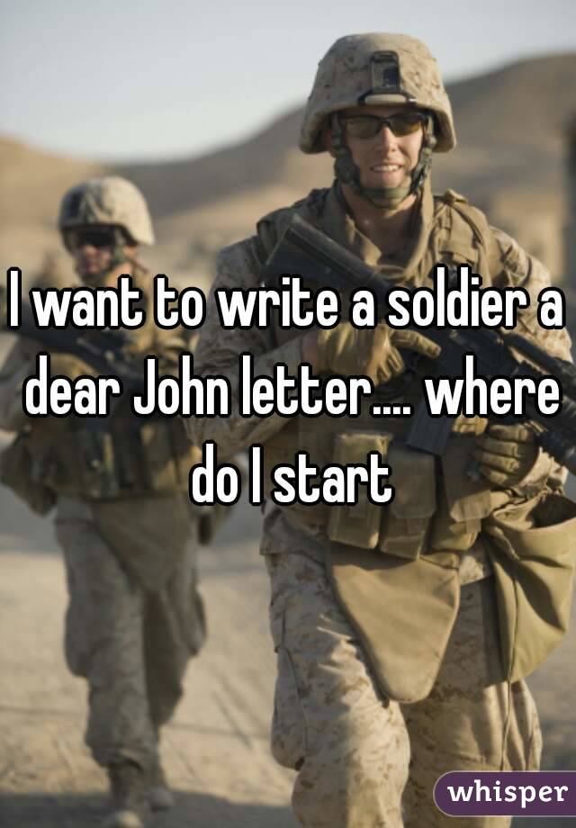 Write a solider