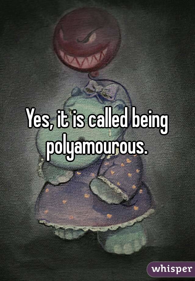 Yes, it is called being polyamourous. 