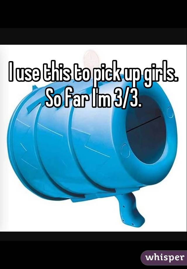 I use this to pick up girls.  So far I'm 3/3.