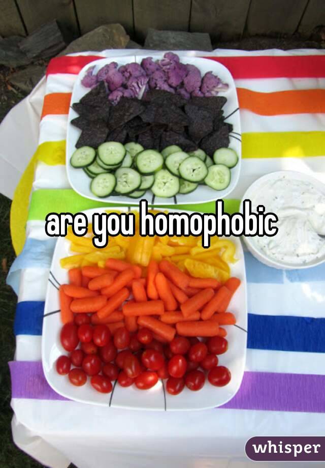 are you homophobic
