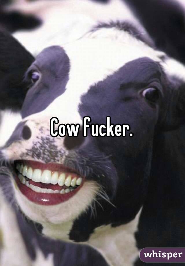 Cow fucker.