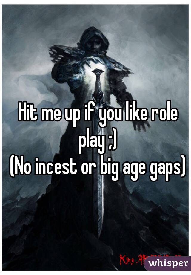 Hit me up if you like role play ;) 
(No incest or big age gaps)