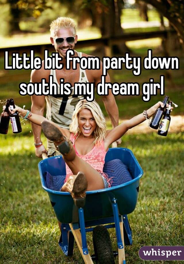Little bit from party down south is my dream girl 