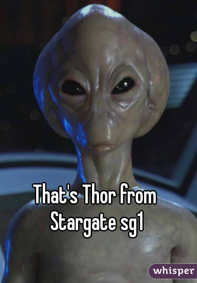 That's Thor from Stargate sg1