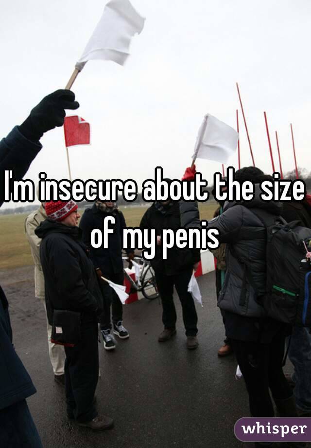 I'm insecure about the size of my penis 