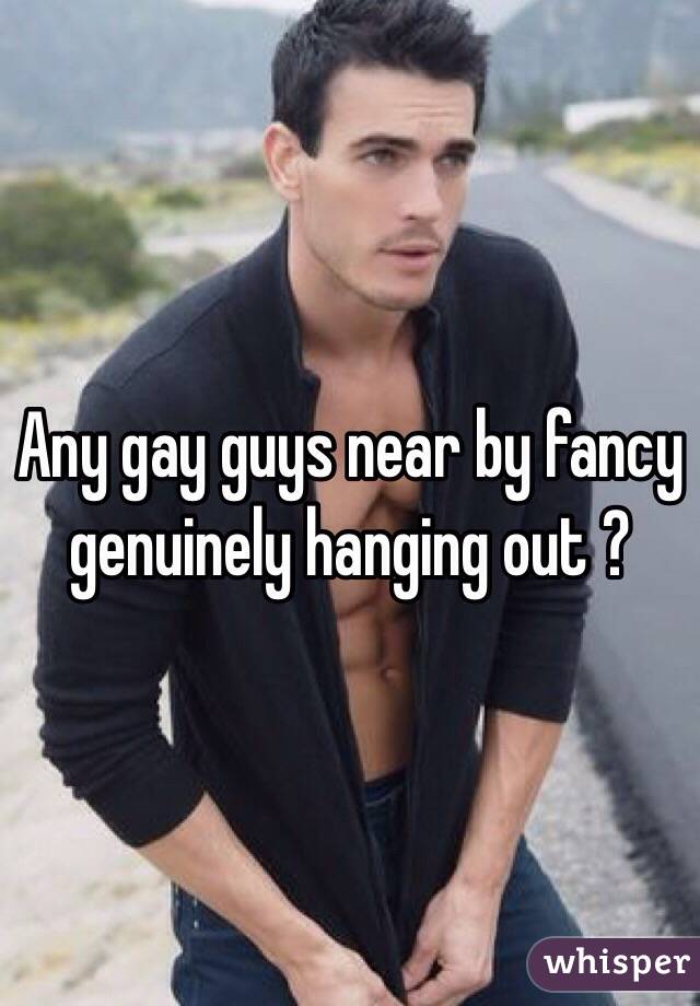 Any gay guys near by fancy genuinely hanging out ? 