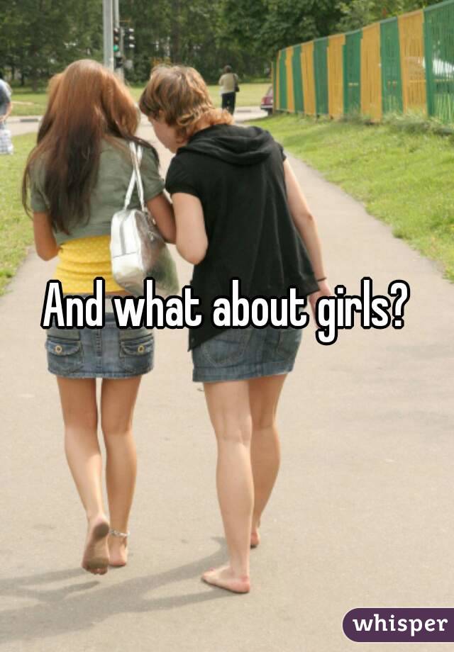 And what about girls?