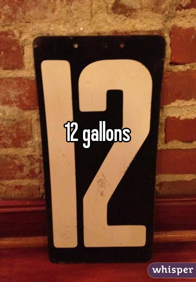 12 gallons