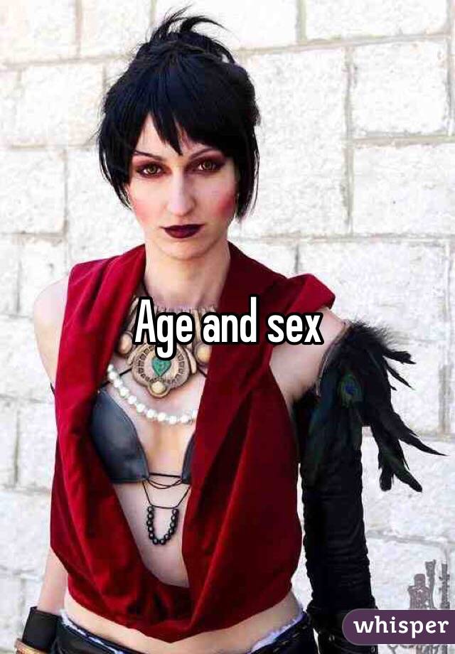 Age and sex