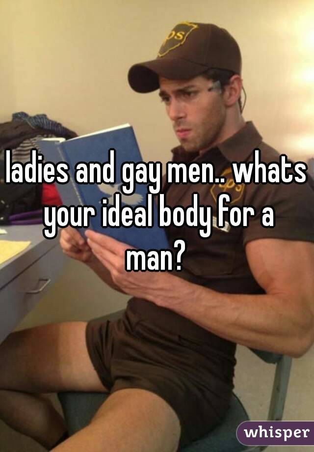 ladies and gay men.. whats your ideal body for a man? 